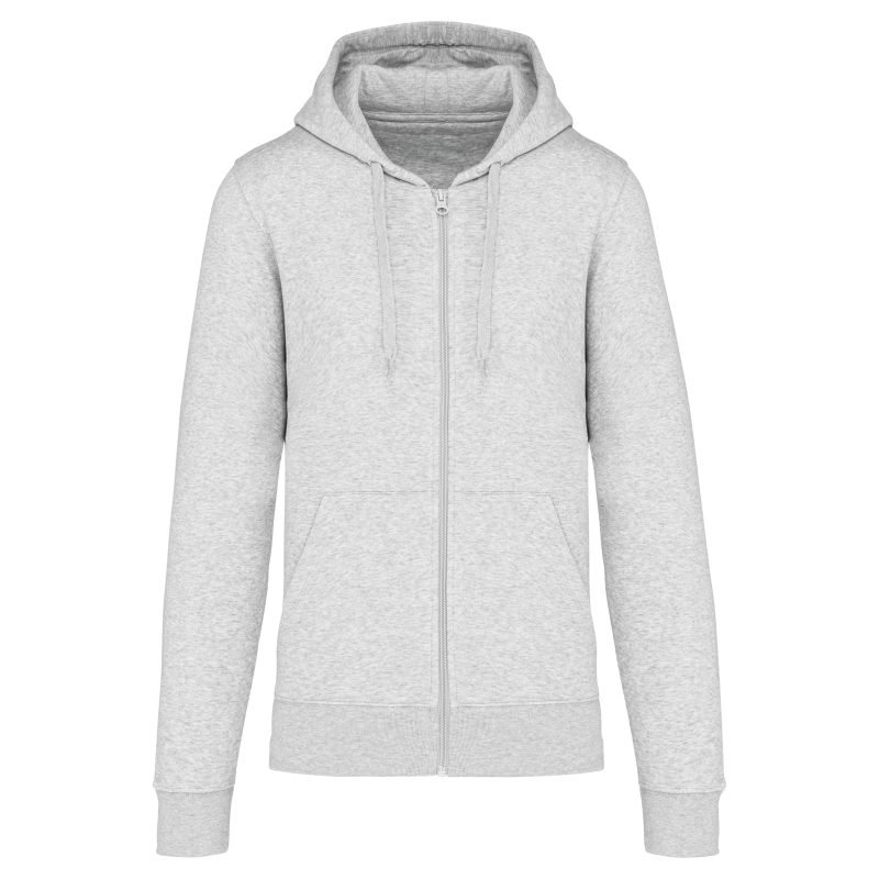 Men's eco-friendly hoodie with zip
