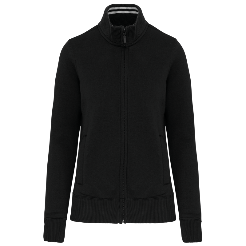 Ladies' sweatshirt jacket