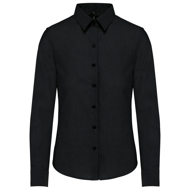 Ladies' long sleeve easy-care Oxford shirt