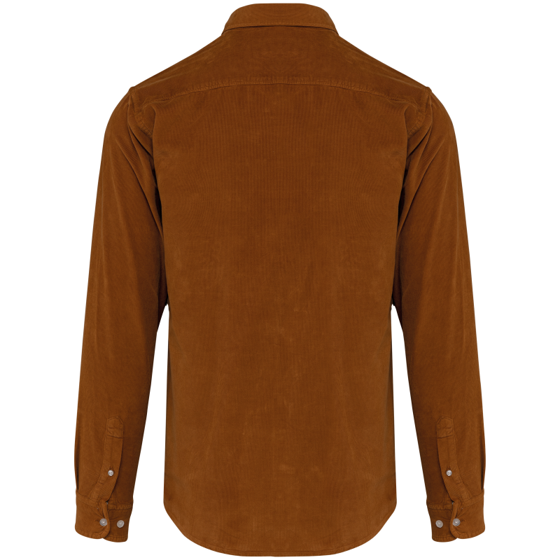 Men's long-sleeved corduroy shirt
