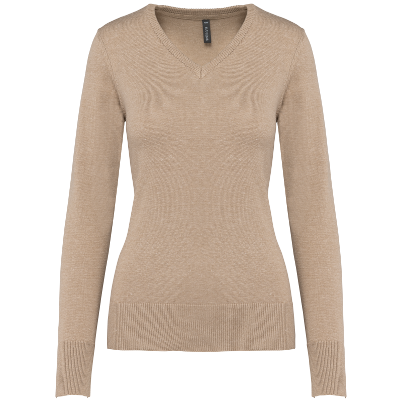 Ladies' V-neck jumper