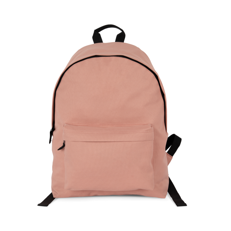 Casual recycled backpack with front pocket