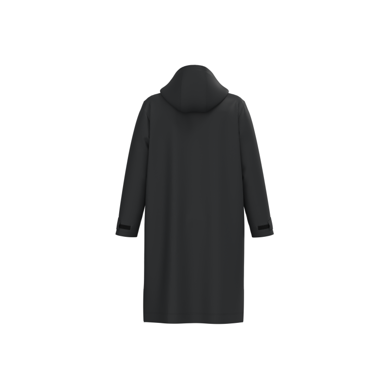 Long unisex parka lined with sherpa