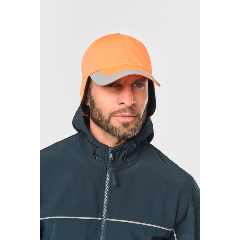 Fluorescent winter cap - 6 panels