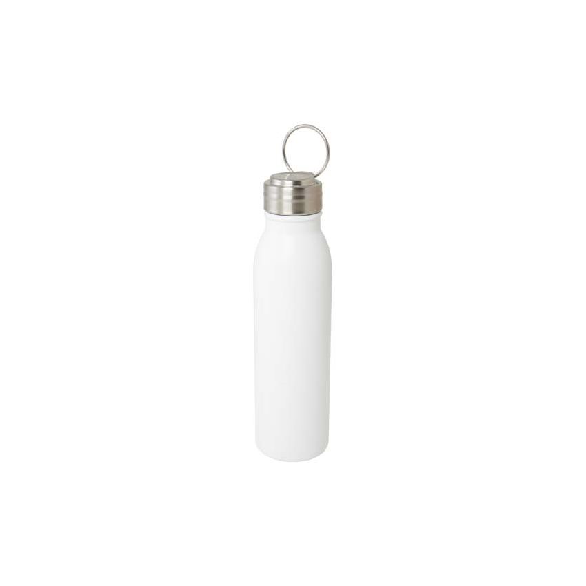 720 ml RCS certified stainless steel water bottle with metal handle 