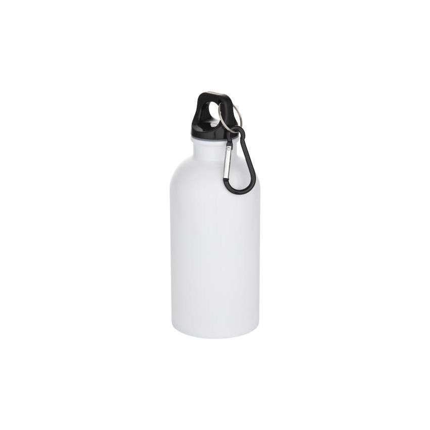 400 ml single-walled RCS certified stainless steel water bottle for sublimation with carabiner 