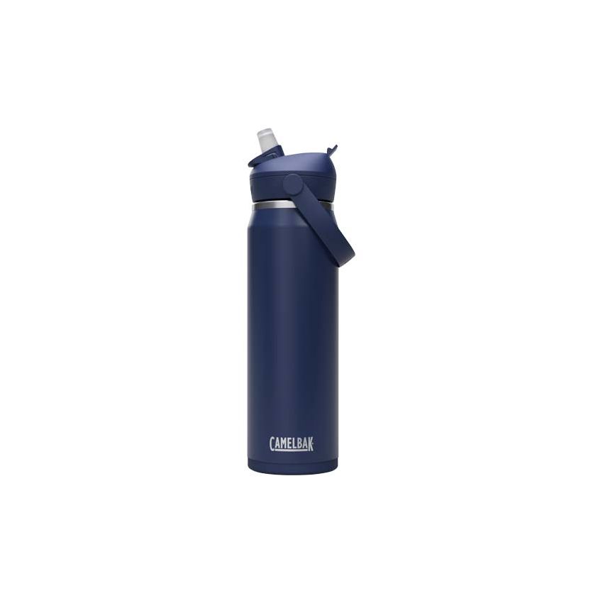 740 ml stainless steel water bottle with retractable straw 