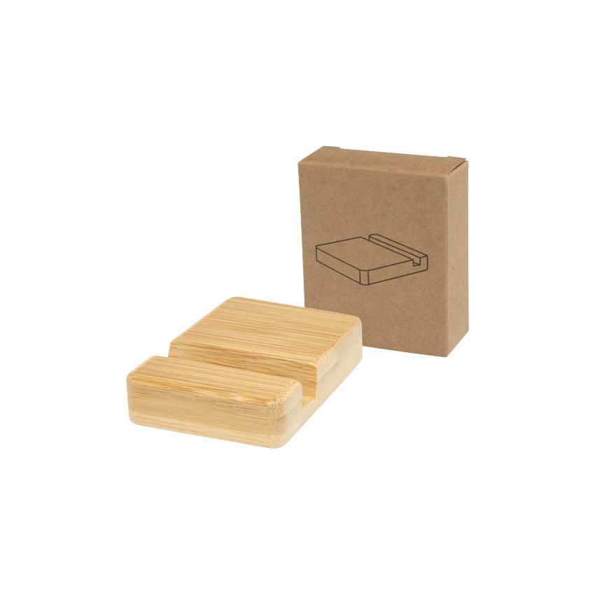 Bamboo mobile phone holder 