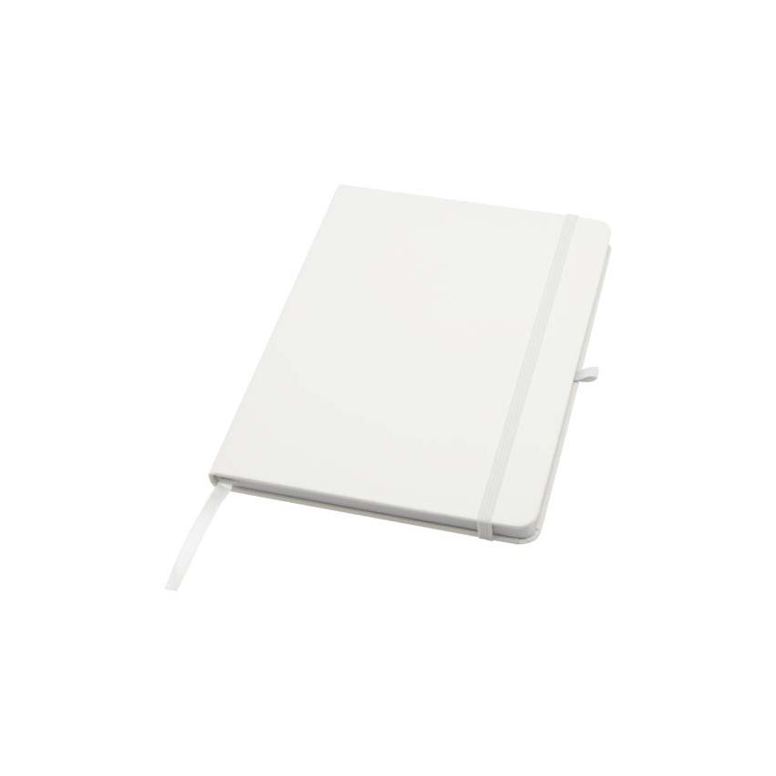 A5 recycled hard cover notebook with lined pages 