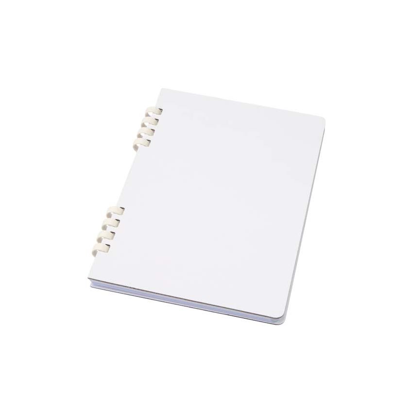 Recycled A5 notepad with hard cover RCS spiral 