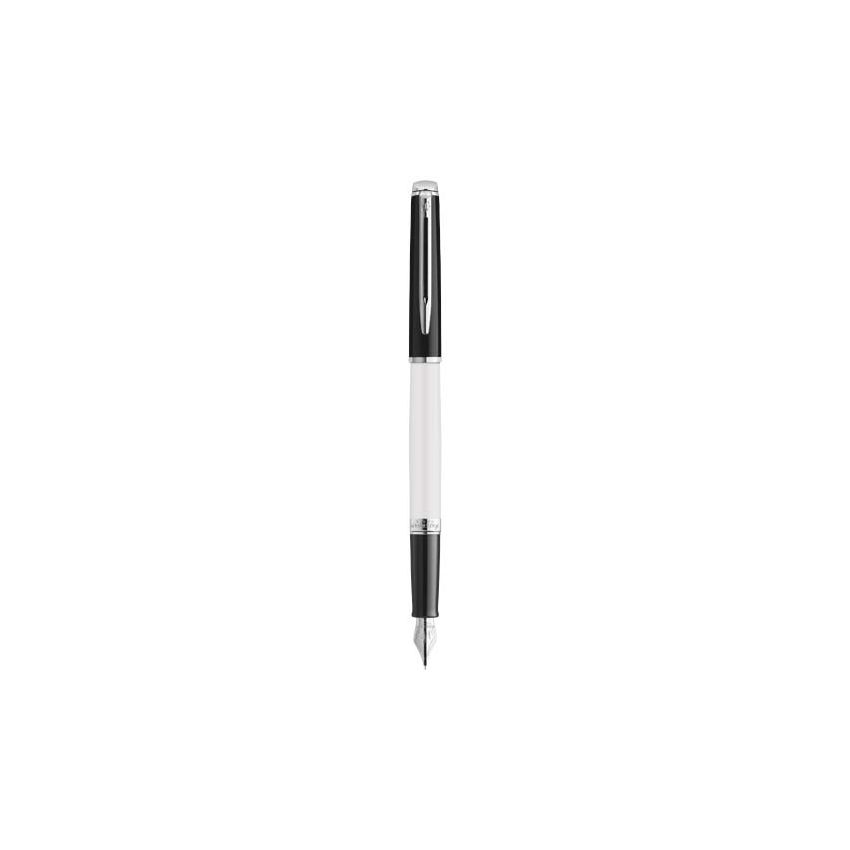 'Hemisphere' colour block dip pen with palladium trim (blue ink)