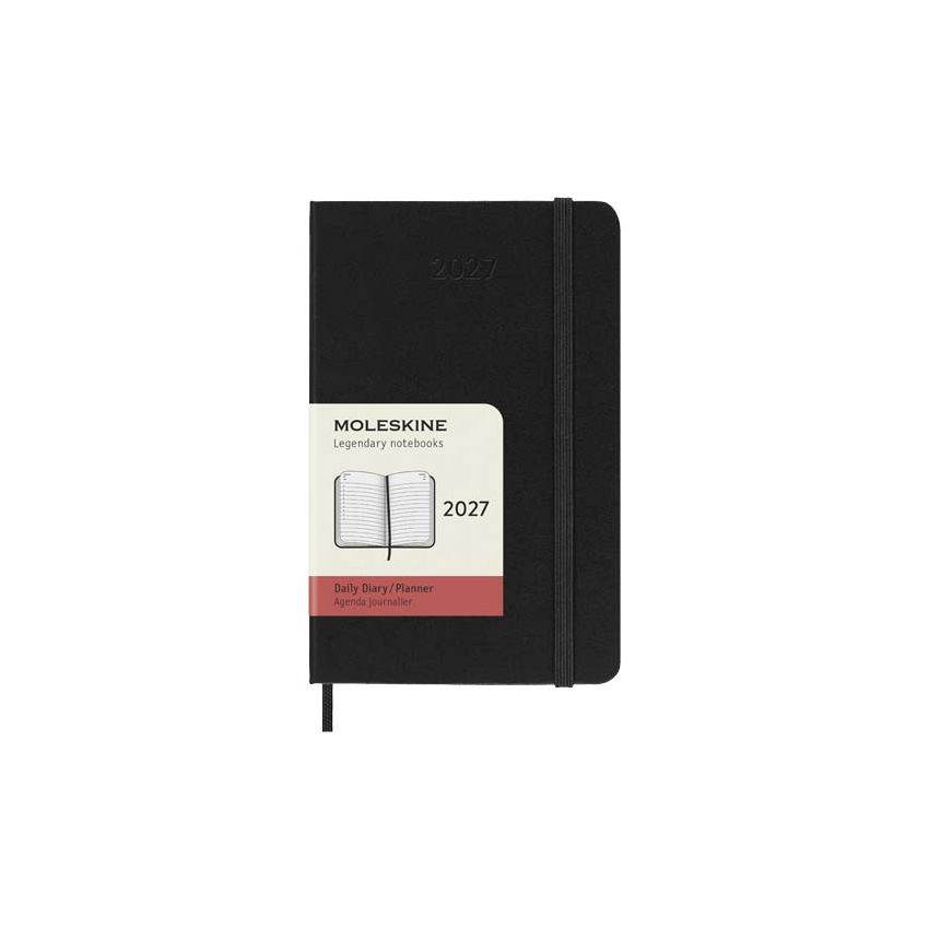 12-Month Moleskine Hard Cover Pocket Daily Planner