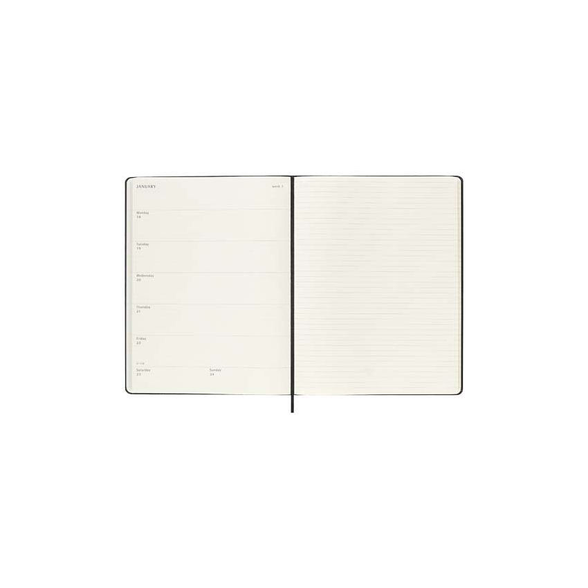 Moleskine 12-Month Large Weekly Hard Cover Planner