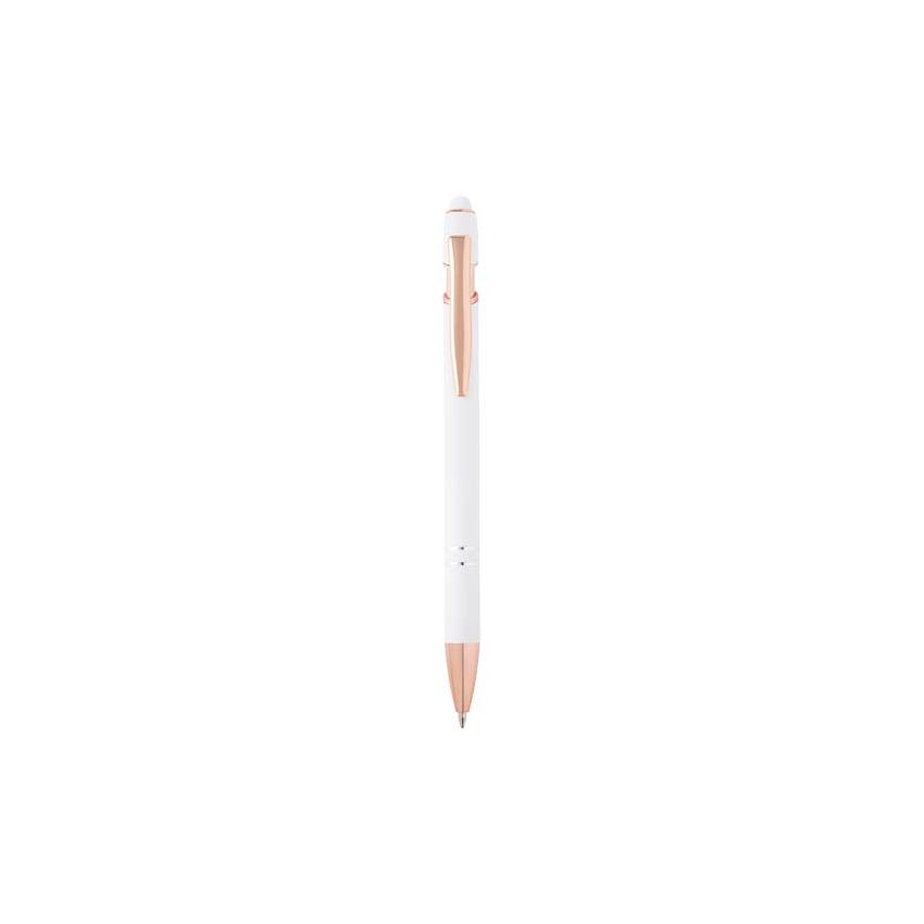Ballpoint pen with rose gold finish 