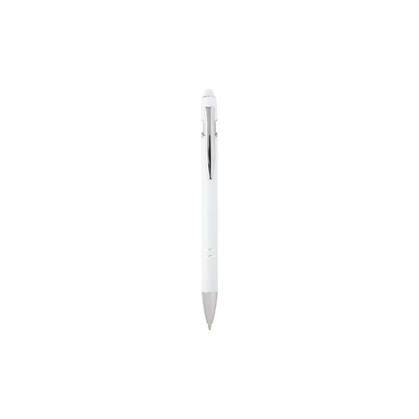 Ballpoint pen with silver finish 