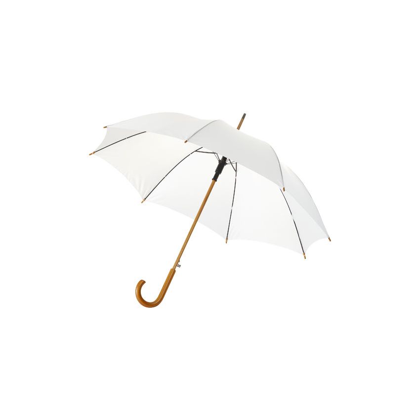 Automatic umbrella with 23” wooden shaft and handle 