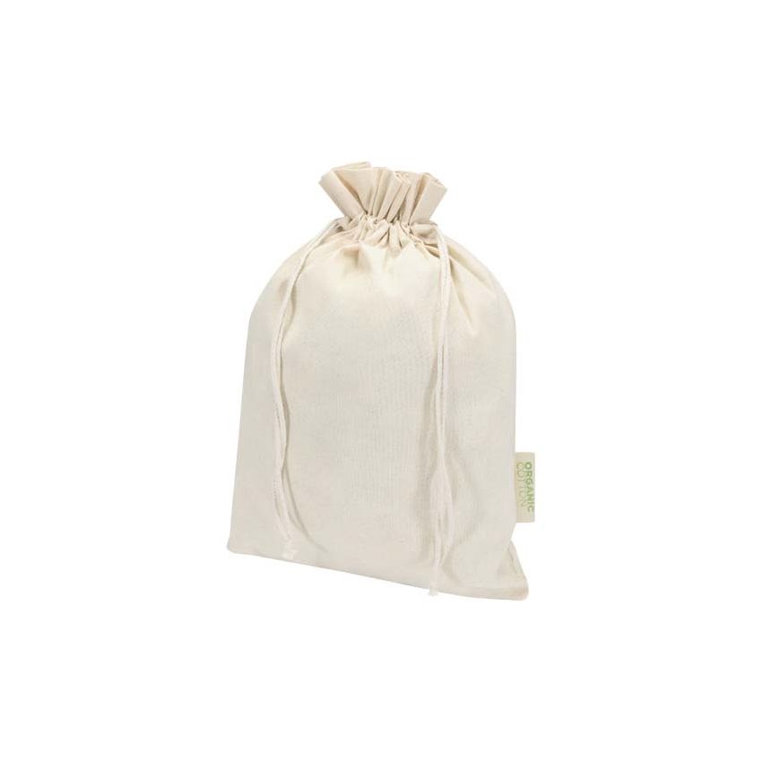 Gift bag in 140 g/m² OCS-certified organic material - 42 x 30 cm 