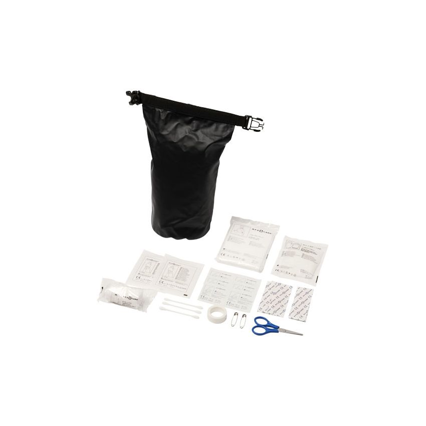 Waterproof first aid kit with 30 pieces 