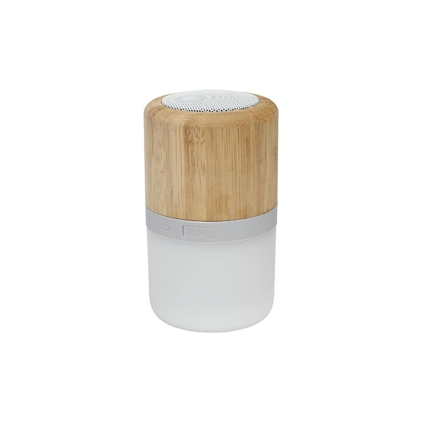 Bamboo Bluetooth® Speaker with Light 