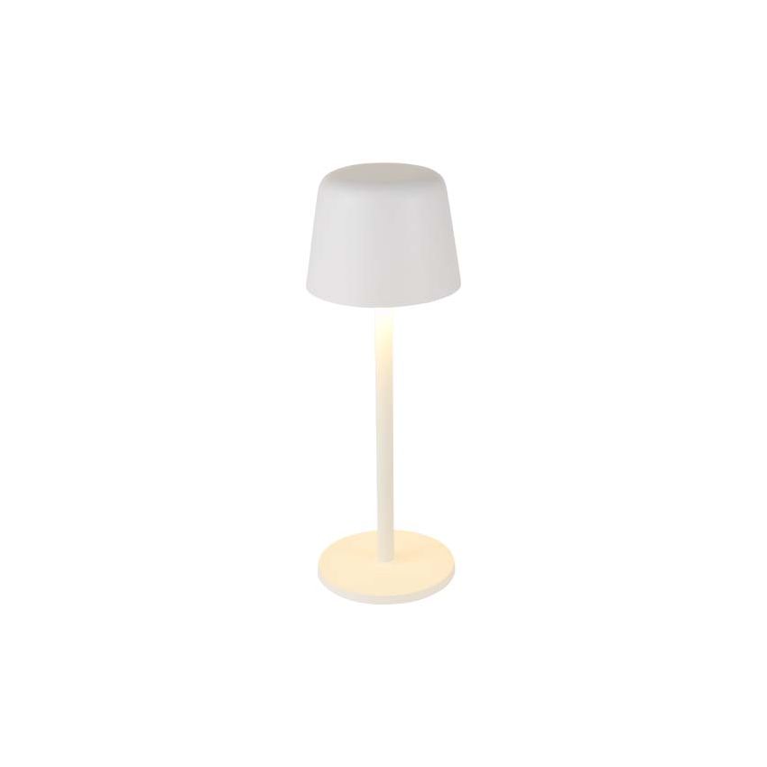 Rechargeable and adjustable table lamp with 3 lighting modes 