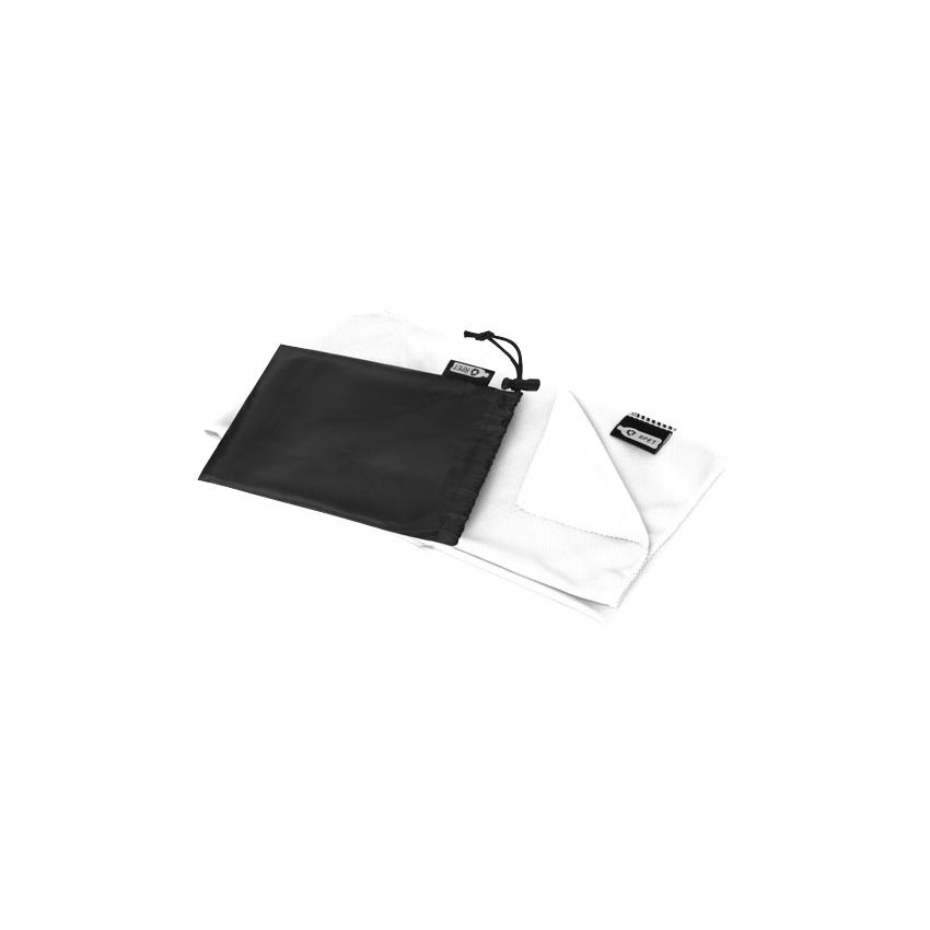 Sports cooling towel in recycled RPET with pouch 80 x 30 cm 