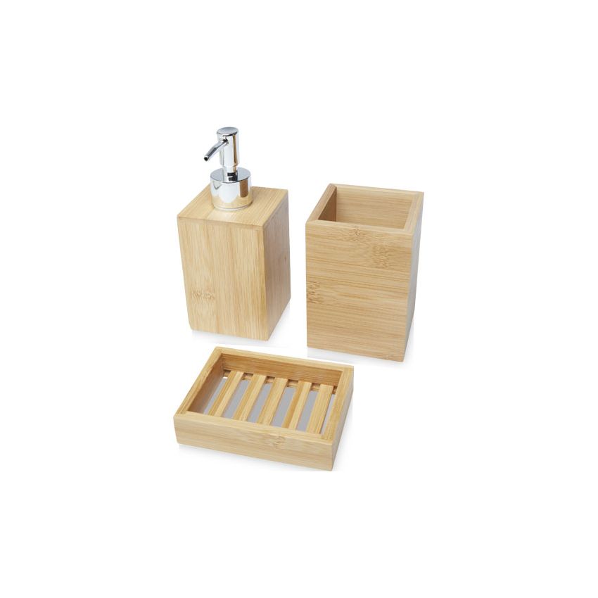 Set of 3 bamboo bathroom pens 