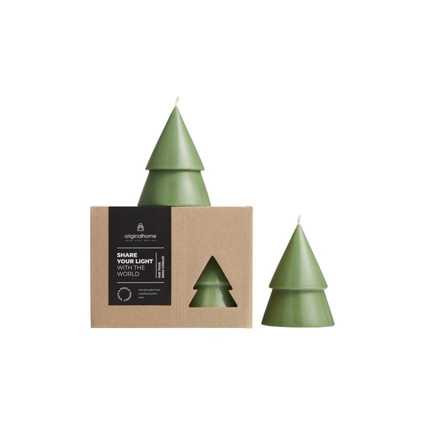 Christmas Tree Candle Set of 2 - M 