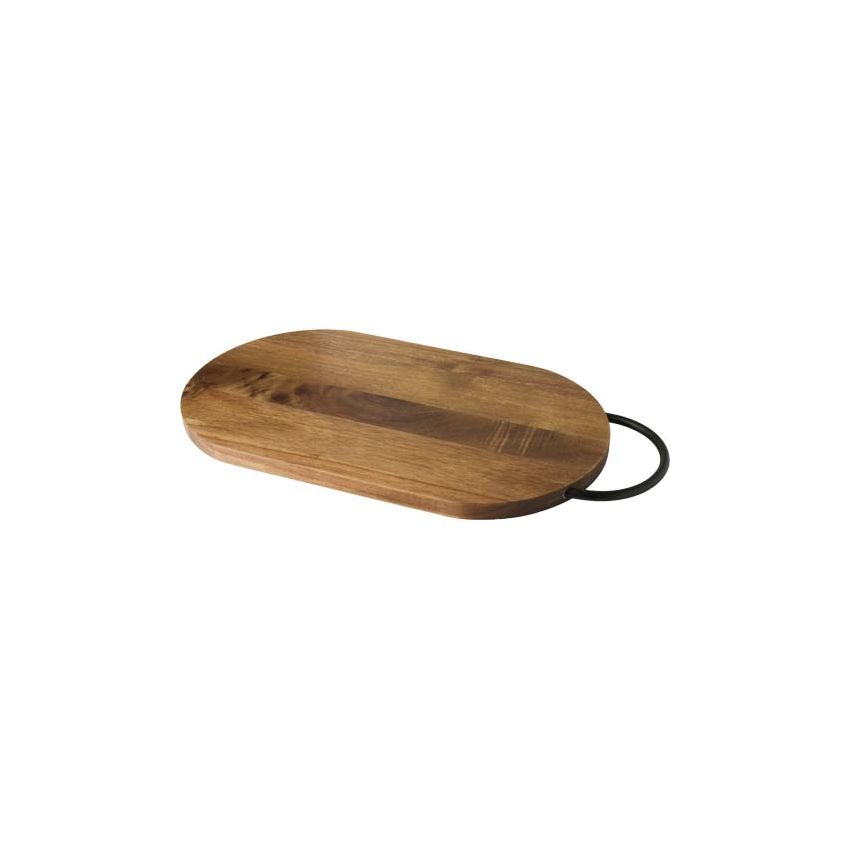 Acacia wood kitchen board with handle 