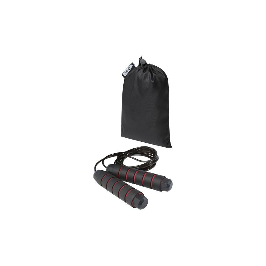 Soft skipping rope in RPET pouch 