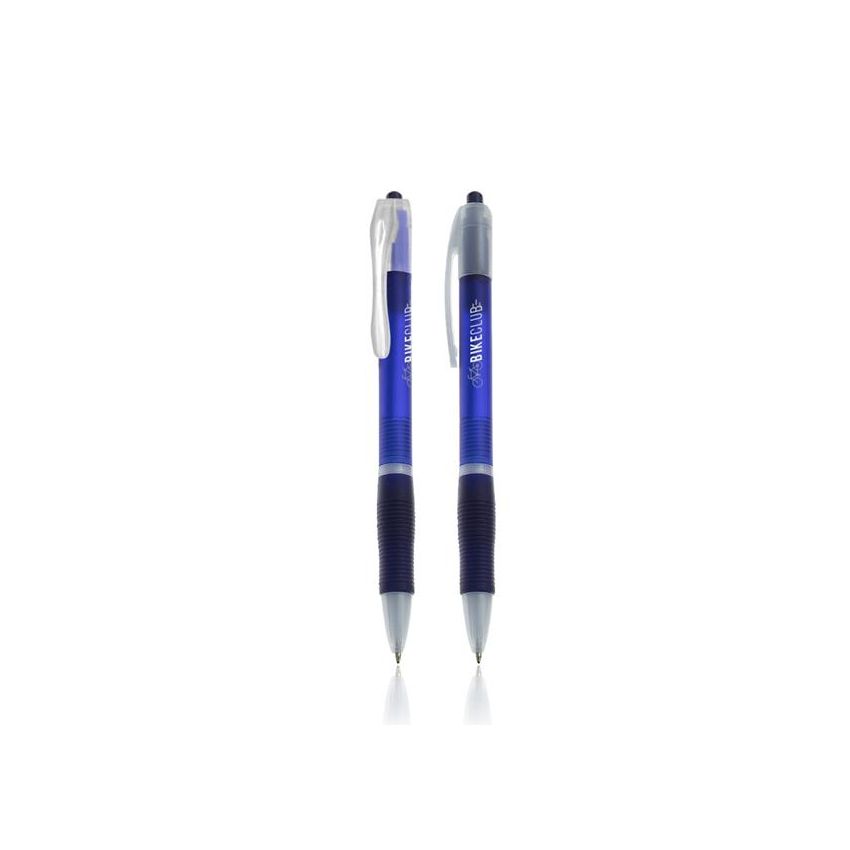 Plastic ballpoint pen, with ergonomic grip