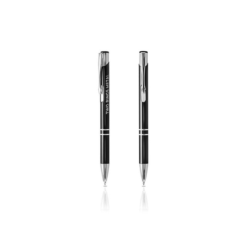Tring Metal Ballpoint Pen with 2 Rings