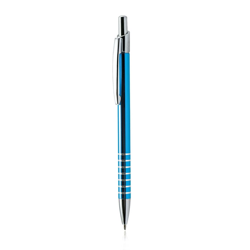 Spring Ballpoint Pen in Metal, with 7 Rings