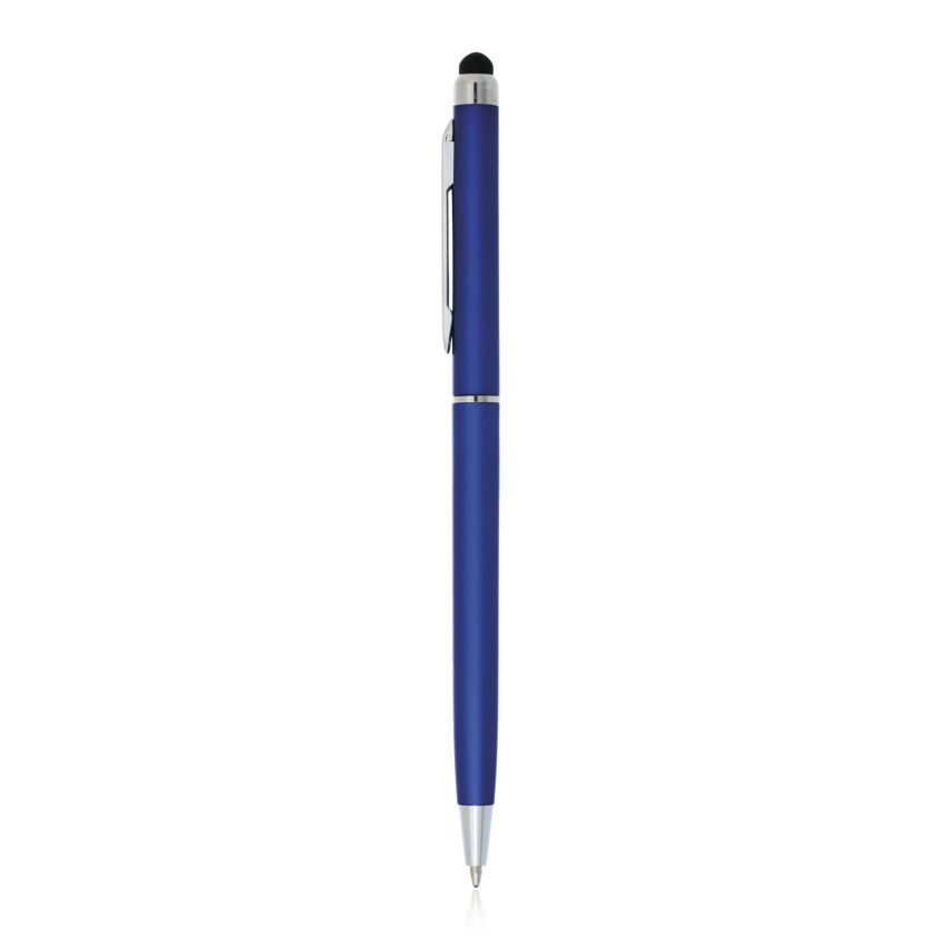 Bric Plastic Ballpoint Pen with Touch Tip and Metal Clip