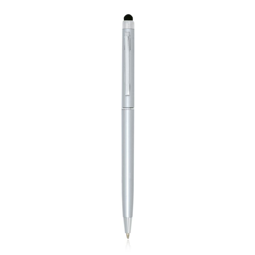Bric Plastic Ballpoint Pen with Touch Tip and Metal Clip
