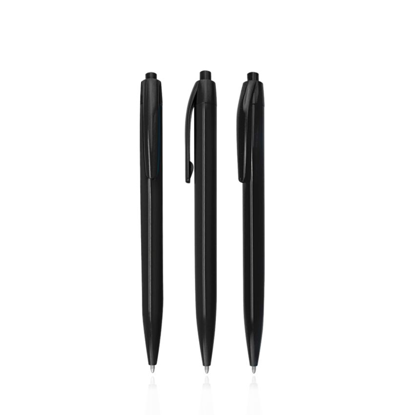 Colourful Ballpoint Pen in plastic, single colour