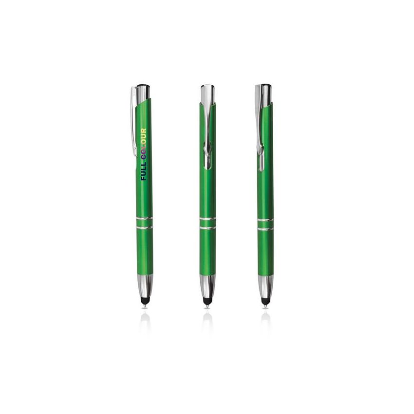 Strix Plastic Ballpoint Pen with Touch and Metal Clip