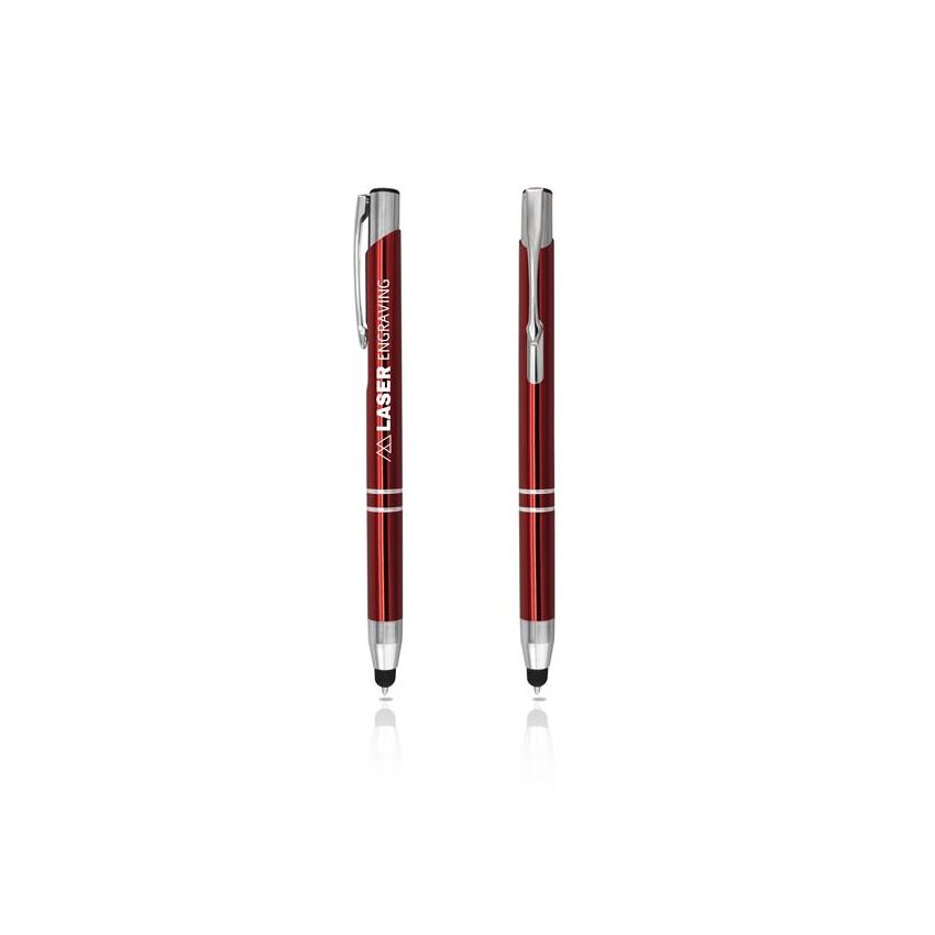 Aluminium Ballpoint Pen in aluminium, with touch