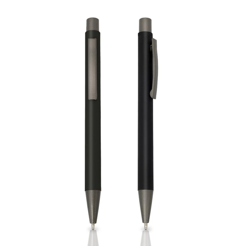 Aluminium Ballpoint Pen, rubber finish