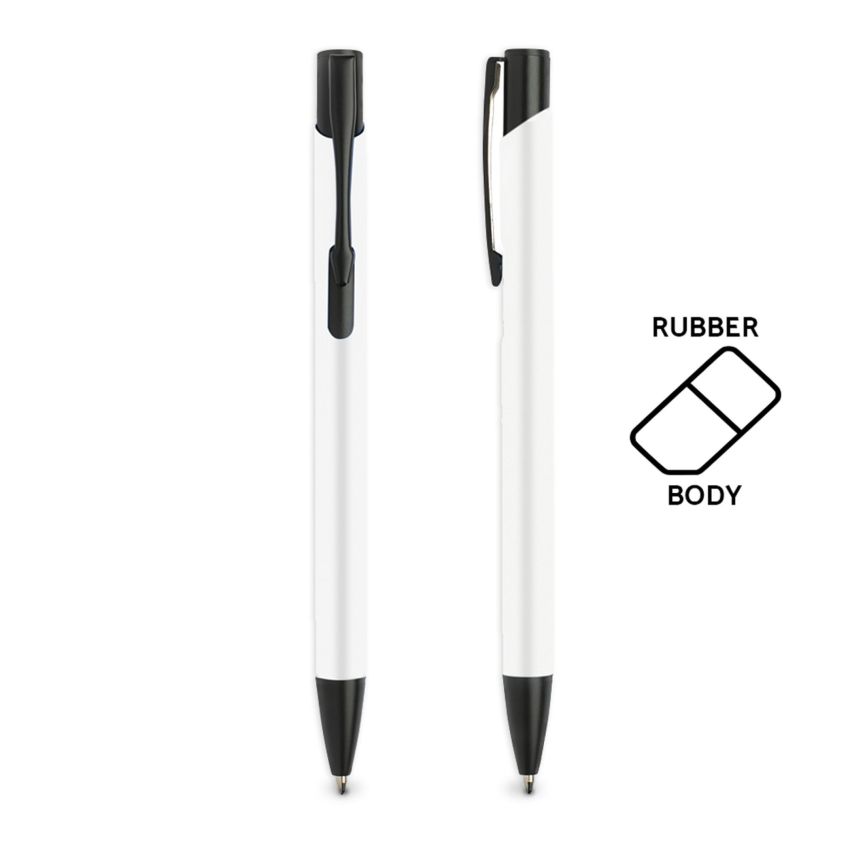Aluru Aluminium Ballpoint Pen with Rubber Finish