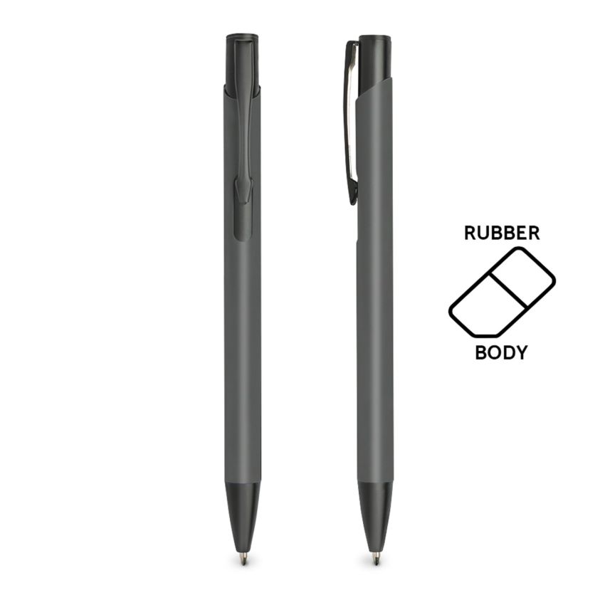 Aluru Aluminium Ballpoint Pen with Rubber Finish