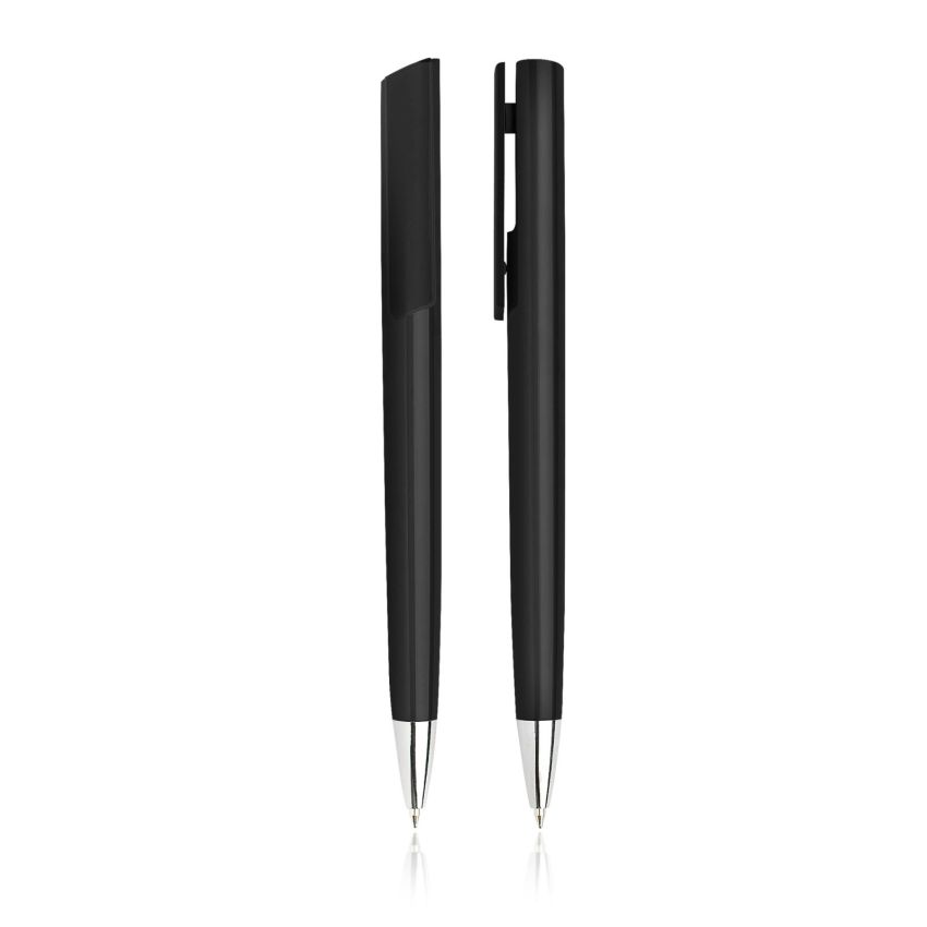 Plastic Ballpoint Pen with Click Mechanism