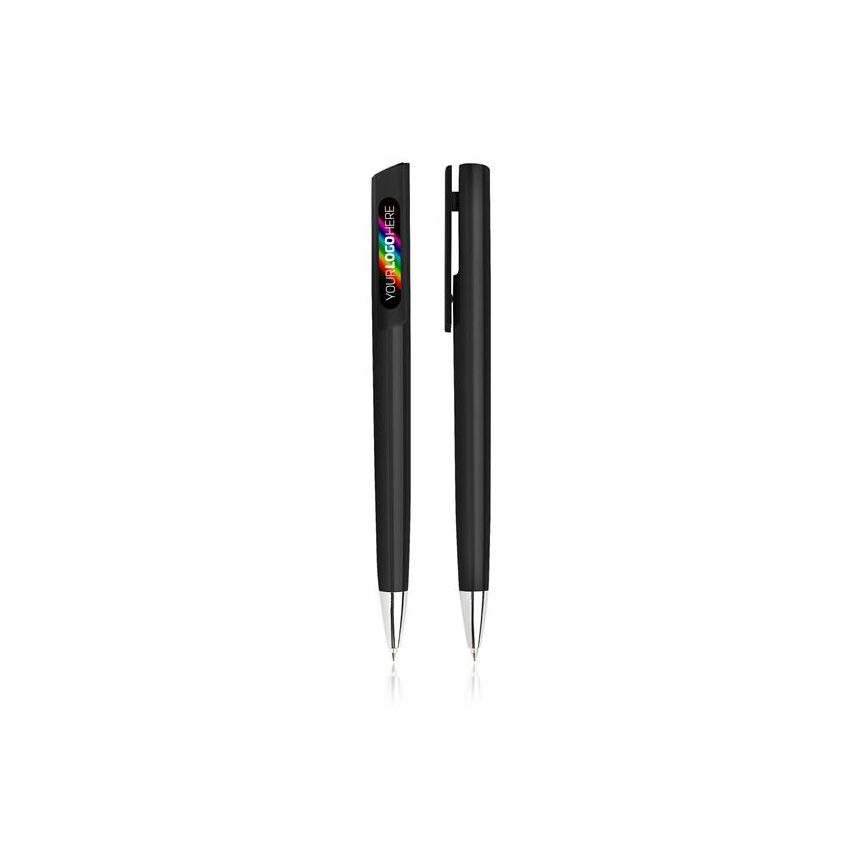 Plastic Ballpoint Pen with Click Mechanism