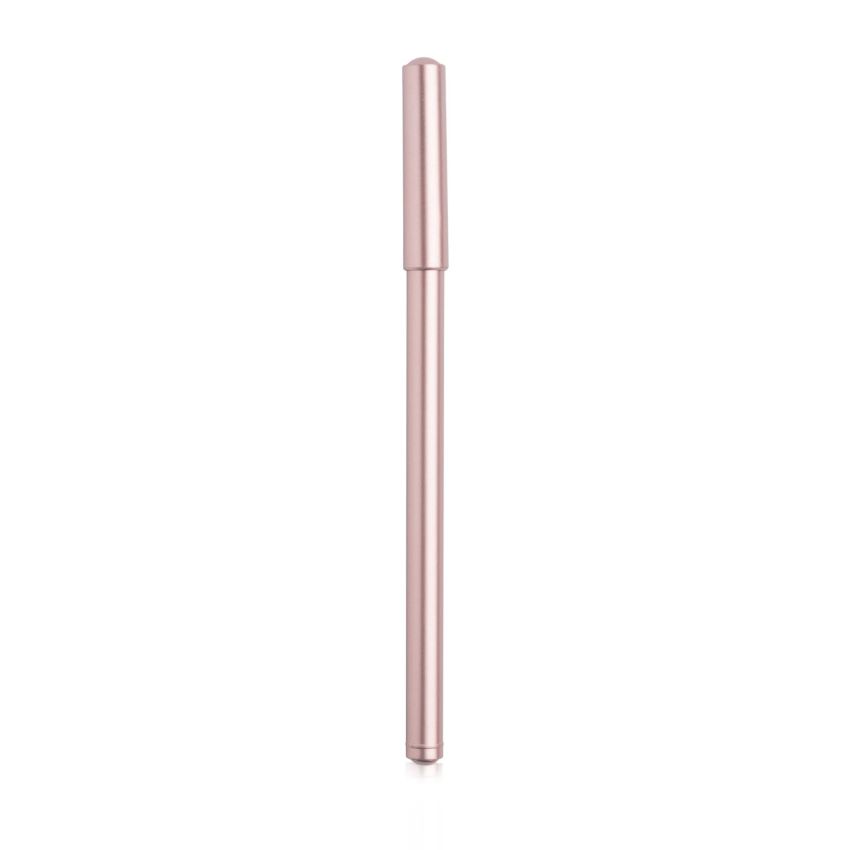 Charm Gel Ballpoint Pen, metallic finish, with cap