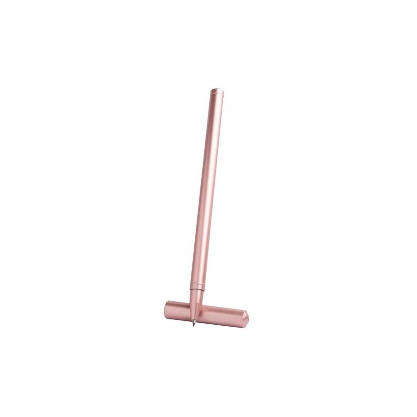Charm Gel Ballpoint Pen, metallic finish, with cap