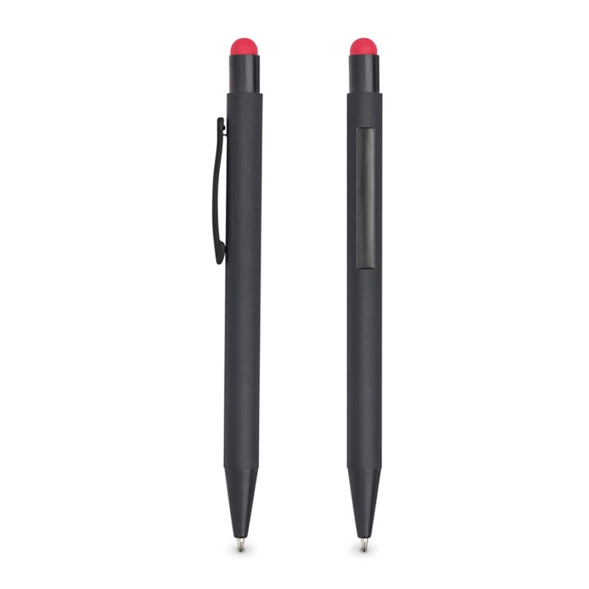 Touchy Aluminium Ballpoint Pen, coloured touch