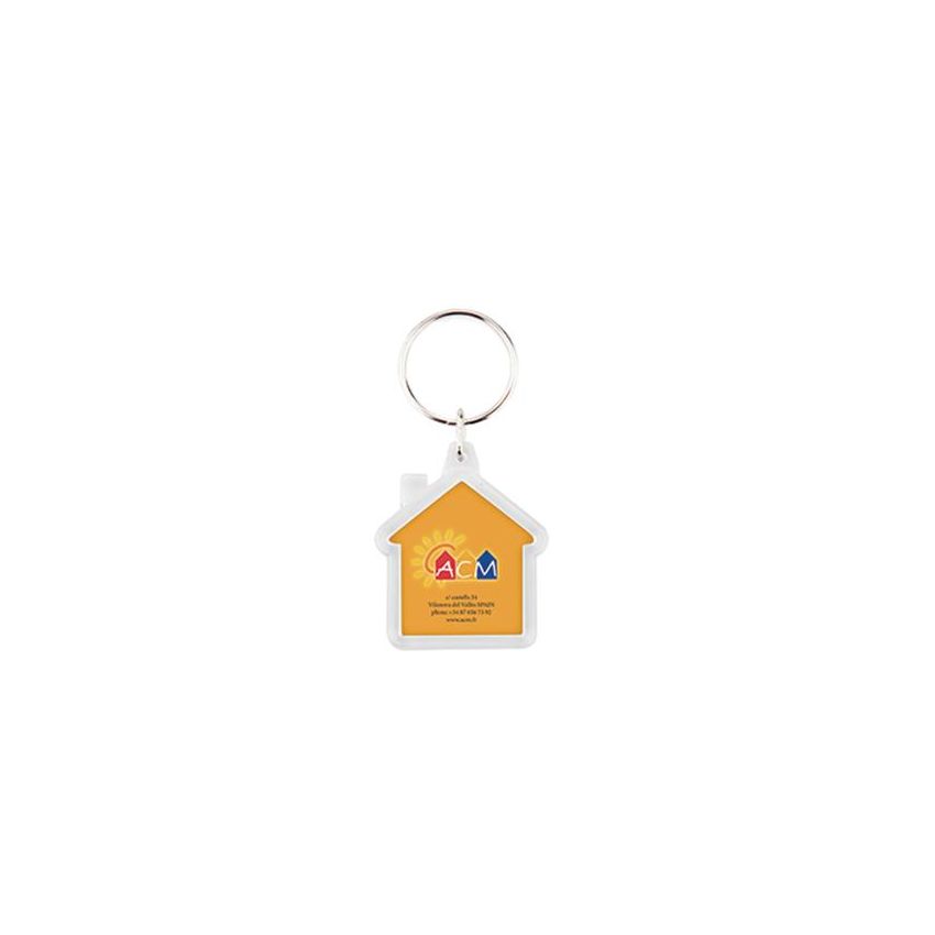 CR-Y House-shaped Double-sided Acrylic Keyring