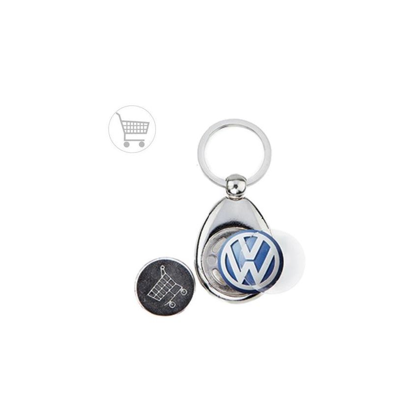 MH-25 Keyring Car MH-25 Car with €1.00 token for trolley, metal