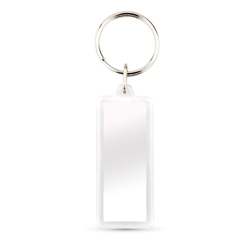CR-18 Rectangular Keyring CR-18 with 2 sides, acrylic