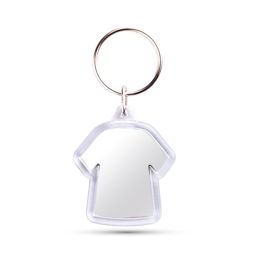 CR-X T-shirt-shaped keyring with 2 sides, acrylic
