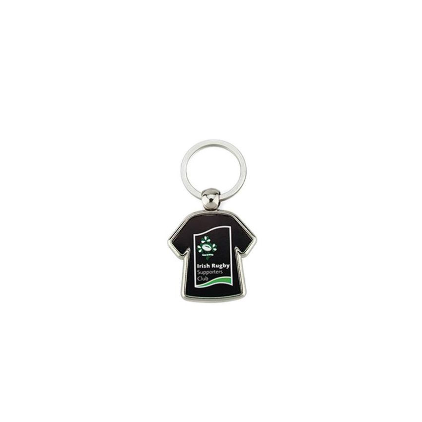 MX-D T-shirt shaped keyring with 2 sides, metal